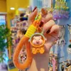 Llavero Original de Resina Cerdo Aeroespacial Colgante para Bolso de Teléfono Móvil Lindo Cerdo Anillo de Llavero de Coche Lindo Cerdo