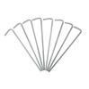 Clavo a prueba de viento de 7 palabras clavo de tierra simple gancho de metal clavo fijo accesorios para tienda de campaña de camping clavo galvanizado estaca fija