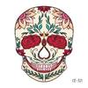 Cross-border impermeável Halloween crânio adesivo rosto Dia das Crianças Mortas adesivo de festa engraçado adesivo tatuagem
