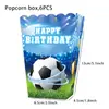 Serie de gran éxito transfronterizo decoración fiesta de cumpleaños cajas de palomitas de maíz pollo de dibujos animados vasos de papel para palomitas de maíz cajas de empaque para papas fritas suministros