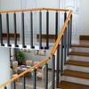 Pasamanos de Escalera de Madera Maciza Barandilla para Niños Columna de Barandilla Simple Balcón Interior Valla de Gran Altura Ático X20