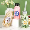 Garrafa de Chá com Leite Descartável PP Grau Alimentício Comercial Bebida Quente Sydney Pasta de Coco do Mar Especial Plástico Resistente a Altas Temperaturas