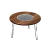 Parrilla de Barbacoa para Exterior para Uso Doméstico, Mesa de Barbacoa Plegable Portátil Sin Humo, Parrilla de Carbón para Patio Exterior Preparación de Té
