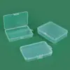 Plástico Transparente Longitud 12.5cm Caja de Empaque Caja de Almacenamiento para Equipo de Pesca Cartas de Póker Caja de Organización para Empaque de Piezas de Repuesto para Ferretería