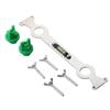 Novo Localizador de Chuveiro de Aço Inoxidável Espessado Suporte para Válvula Misturadora Nivelador de Posicionamento de Tubos de Água Quente e Fria