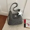 Mochila linda estilo coreano con estampado de lunares y gato para mujer, nuevo modelo 2026, fresca y dulce, gran capacidad, bolsa de hombro y bandolera para viaje