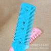 Faca dupla face corte de cabelo pente corte de cabelo faca de corte de cabelo franja de cabelo dispositivo de encurtamento ferramentas de beleza Loja por atacado