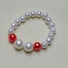 Pulsera infantil con colgante de aleación y cuentas de placa con diseño de sirena de dibujos animados, pulsera cruzada con cola de pez, venta al por mayor