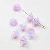 Esmalte Colorido fada orquídea gradiente flor colorida chapéu diy joia artesanal pingente brincos colar material com contas