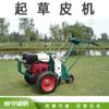 Máquina de desenho de gramado manual, pequeno transplante de gramado para campo de futebol, máquina de corte de grama para campo de golfe