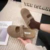 Birkenstock 2026 Sandalias Cerradas de Lana a Cuadros Retro de Tira Única Versátiles con Forro de Felpa y Piel para Mujer para Uso en Exteriores Otoño e Invierno