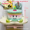 Cesta de Almacenamiento para Pastel de Muñeca Divertida Juguetes para Niños Cesta Tejida de Cuerda de Algodón de Dibujos Animados Caja Organizadora de Bocadillos para Escritorio de Sala de Estar
