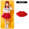 Disfraces de Performance para Niños y Niñas, Falda de Gasa Brillante Roja para Danza, Disfraces de Animación para Jardín de Infancia