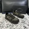 Zapatillas deportivas retro para hombre con retazos de piel de ante y logo metálico triangular PRA, zapatillas deportivas casuales, venta al por mayor multicolor transfronteriza