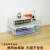 Estante para Archivos Escritorio de Oficina Caja de Almacenamiento Multicapa Transparente Estante para Archivos A4 Apilable con Organización de Información de Escritorio