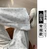 Calça Boca de Sino Azul Marinho com Rosto Sorridente para Mulheres, Lançamento Primavera/Verão 2026 Nova Cintura Alta, Caimento Fluido, Petite Estilo Americano Floral Esportiva Bootcut
