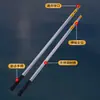 Aço inoxidável mais conjunto de vara de rede de pesca engrossada vara de pesca telescópica posicionamento saco de rede de pesca equipamento de pesca suprimentos de pesca