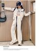 Traje de Primavera y Otoño para Niñas Estilo Coreano 2024 Nuevo Estilo Tops y Pantalones Modernos para Niños Medianos y Grandes Conjunto Casual de Dos Piezas Trendy