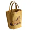 Bolso Cubo Little Pony para Mujer Bolso Tote de Lona Versátil Simple Bolso de Mano de Pequeña Capacidad Lonchera Bolsa para el Almuerzo Bolso de Mano