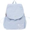 Mochila Coreana Xadrez com Cordão 2025 Nova Grande Capacidade Estudante Roupa de Trabalho Mochila Versátil Bolsa de Nicho Leve