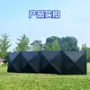 Cortavientos para Camping y Fiestas al Aire Libre Más Vendido del Fabricante Original, Color Caqui, Pantalla Cortavientos Portátil Fácil de Abrir