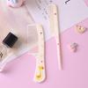 Peine de Cola Puntiaguda Z de Dibujos Animados Juego de 2 Accesorios para el Cabello Niña Corazón Bebé Peine Antiestático para el Cabello Hogar Peine Fino para Alisar el Cabello