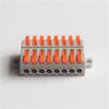 Terminal de conexión rápida de una pieza tipo riel PCTS212 terminal tipo prensa conector rápido de 2-20 orificios