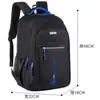 Mochila Oxford de Gran Capacidad Resistente al Agua al por Mayor | Correa Reforzada Bolsa para Laptop de 15.6 Pulgadas para Viajes de Negocios, Escuela y Deportes, Unisex