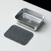 Juego de té para estación de trabajo creativa: una tetera, una taza y un pequeño juego de té para una persona, completo con una bandeja para té, diseñado para uso individual en la oficina