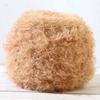 Oso de peluche de ganchillo de lana blanca, hecho a mano, para hacer uno mismo, tejido de lana de imitación de mar, pelo de oso de imitación.