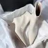 Tendencias de Moda 2026 Color Sólido Punta Puntiaguda Tacón de Aguja Cierre Trasero Botines Tobilleros Estilo Coreano Atractivo Moda Diaria Botas de Moda