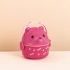 Bolsa de Lanche de Camada Única com Urso e Óculos para Trabalhadores de Escritório, Marmita Estilo Japonês para Estudantes, Marmita para Micro-ondas com Tampa Tropical