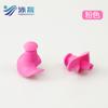Tapones de oídos en espiral de silicona para natación, impermeables, anti-asfixia, con clip nasal suave, en caja, disponibles en stock, tapones de oídos en espiral imprimibles.