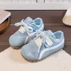 Zapatos para Niñas Primavera y Otoño 2026 Estilo Nuevo Zapatos de Lona Niños Suela Suave Zapatos Deportivos Niños Medianos y Grandes Niñas Estudiantes Zapatos Antideslizantes
