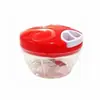 Cortador de Verduras Manual 500ml Procesador de Alimentos Multifuncional Picador de Ajo Picadora de Carne Picadora de Verduras Picador de Ajo