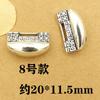 Joyería de Plata Tibetana Cuentas de Bloqueo Larga Vida Accesorios DIY Pulsera de Cristal Collar Colgante de Campana con Cuentas Accesorios de Plata de Chiang Mai