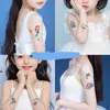 Hermosos Tatuajes de Pegatina de Sirena de Cuento de Hadas con Brillo de Colores Fáciles de Limpiar Brazo Pecho Linda e Interesante Decoración Personalizada