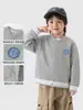 Chaqueta de Béisbol Europea para Niños Estilo Primavera y Otoño Top Cárdigan 2026 Ropa Nueva para Niños Ropa para Bebés Ropa de Otoño