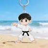 Colgante acrílico para mochila de anime Conan estudiante, llavero, caricatura, para fans más jóvenes, parejas, colegas y amigos