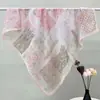 Novedades en Stock: Pañuelo Cuadrado de Algodón de Seda Estampado de 70 cm con Patrón Floral Francés Vintage, Chal Pequeño Delgado, Disponible al por Mayor