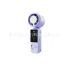 Jixiang 2026 Ventilador de Escritorio Colgante de Cuello Plegable de Mano Ventilador Potente de Alta Velocidad Transfronterizo Ventilador Portátil de Mano con Enfriamiento por Hielo