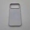 Ranura para Tarjeta Adecuada para Funda de Teléfono iPhone 17PROMAX 15pro/16 PC Piel Material Blanco y Negro