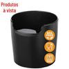 Caixa de Descarte de Borra de Café Antiderrapante para Uso Doméstico, Caixa de Descarte Estilo Italiano com Acessórios Correspondentes, Design Antiderrapante
