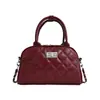 2026 Bolso acolchado de estilo coreano de moda para bolos, Bolso de mano cruzado casual simple de nicho de moda