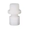 Unión de casquillo de PVDF, cable exterior recto, manguera de PVDF, unión rápida, diente exterior, unión recta, tráquea, rosca de tubería de dos piezas