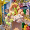 Llavero Cyber Celebrito Sanrio para Mujer Moda Linda Exquisita Resina Muñeca Estéreo Llavero de Coche Colgante para Bolso con Cuentas