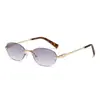 Gafas Planas Sin Montura que Cambian de Color Estilo Coreano Monturas para Mujer Tendencia Transfronteriza Monturas de Gafas Planas Anti-Luz Azul Gafas de Montura Pequeña