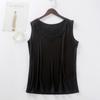 Nova moda de primavera colete de fio modal plus size feminino moda slim renda blusa de base atacado de fábrica