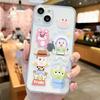 Bonito desenho animado morango urso astronauta adequado para iPhone13 capa de celular Apple 14 personalizado criativo 15 tudo incluído macio