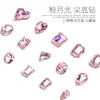 Decorações para Unhas: Strass com Base Pontuda, Strass em Formato de Coração, Strass Rosa Moonlight em Formato de Machado, Strass em Formato de Gota, Strass Quadrado, Strass Retangular, Decorações para Unhas, 10 Peças